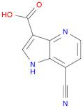 1H-Pyrrolo[3,2-b]pyridine-3-carboxylic acid, 7-cyano-