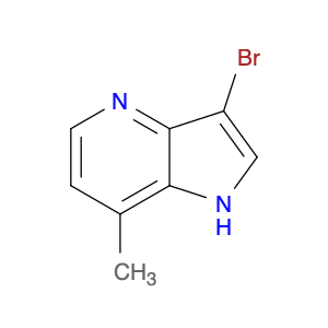 1H-Pyrrolo[3,2-b]pyridine, 3-bromo-7-methyl-