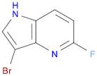 1H-Pyrrolo[3,2-b]pyridine, 3-bromo-5-fluoro-