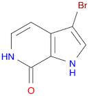 7H-Pyrrolo[2,3-c]pyridin-7-one, 3-bromo-1,6-dihydro-