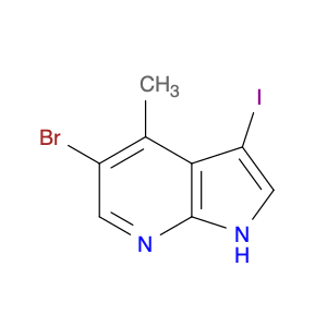 1H-Pyrrolo[2,3-b]pyridine, 5-bromo-3-iodo-4-methyl-