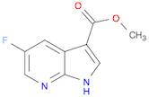 1H-Pyrrolo[2,3-b]pyridine-3-carboxylic acid, 5-fluoro-, methyl ester