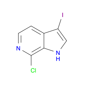 1H-Pyrrolo[2,3-c]pyridine, 7-chloro-3-iodo-