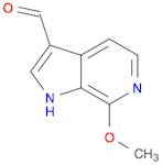 1H-Pyrrolo[2,3-c]pyridine-3-carboxaldehyde, 7-methoxy-