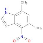 1H-Indole, 5,7-dimethyl-4-nitro-