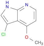 1H-Pyrrolo[2,3-b]pyridine, 3-chloro-4-methoxy-