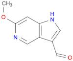 1H-Pyrrolo[3,2-c]pyridine-3-carboxaldehyde, 6-methoxy-