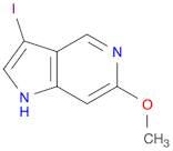 1H-Pyrrolo[3,2-c]pyridine, 3-iodo-6-methoxy-