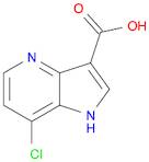 1H-Pyrrolo[3,2-b]pyridine-3-carboxylic acid, 7-chloro-