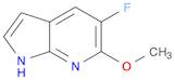 1H-Pyrrolo[2,3-b]pyridine, 5-fluoro-6-methoxy-