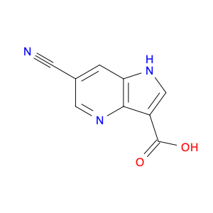 1H-Pyrrolo[3,2-b]pyridine-3-carboxylic acid, 6-cyano-