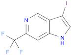 1H-Pyrrolo[3,2-c]pyridine, 3-iodo-6-(trifluoromethyl)-