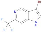 1H-Pyrrolo[3,2-c]pyridine, 3-bromo-6-(trifluoromethyl)-