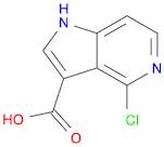 1H-Pyrrolo[3,2-c]pyridine-3-carboxylic acid, 4-chloro-