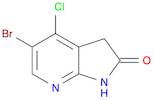 2H-Pyrrolo[2,3-b]pyridin-2-one, 5-bromo-4-chloro-1,3-dihydro-