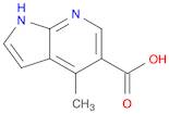 1H-Pyrrolo[2,3-b]pyridine-5-carboxylic acid, 4-methyl-