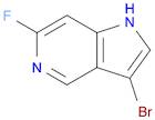 1H-Pyrrolo[3,2-c]pyridine, 3-bromo-6-fluoro-