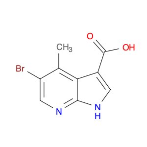 1H-Pyrrolo[2,3-b]pyridine-3-carboxylic acid, 5-bromo-4-methyl-