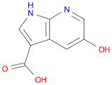 1H-Pyrrolo[2,3-b]pyridine-3-carboxylic acid, 5-hydroxy-