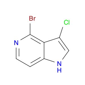 1H-Pyrrolo[3,2-c]pyridine, 4-bromo-3-chloro-