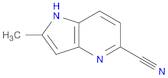 1H-Pyrrolo[3,2-b]pyridine-5-carbonitrile, 2-methyl-