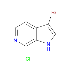 1H-Pyrrolo[2,3-c]pyridine, 3-bromo-7-chloro-