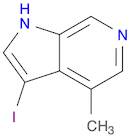 1H-Pyrrolo[2,3-c]pyridine, 3-iodo-4-methyl-