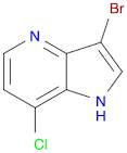 1H-Pyrrolo[3,2-b]pyridine, 3-bromo-7-chloro-