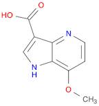 1H-Pyrrolo[3,2-b]pyridine-3-carboxylic acid, 7-methoxy-