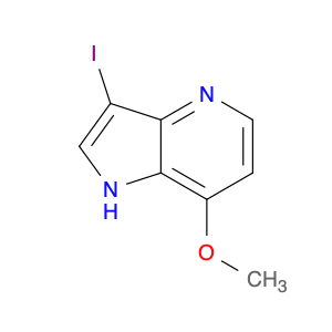 1H-Pyrrolo[3,2-b]pyridine, 3-iodo-7-methoxy-