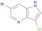 1H-Pyrrolo[3,2-b]pyridine, 6-bromo-3-chloro-