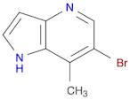 1H-Pyrrolo[3,2-b]pyridine, 6-bromo-7-methyl-