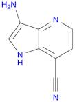 1H-Pyrrolo[3,2-b]pyridine-7-carbonitrile, 3-amino-