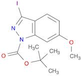 1H-Indazole-1-carboxylic acid, 3-iodo-6-methoxy-, 1,1-dimethylethyl ester