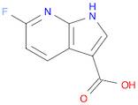 1H-Pyrrolo[2,3-b]pyridine-3-carboxylic acid, 6-fluoro-