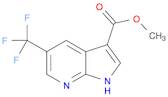 1H-Pyrrolo[2,3-b]pyridine-3-carboxylic acid, 5-(trifluoromethyl)-, methyl ester