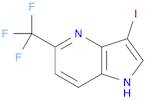 1H-Pyrrolo[3,2-b]pyridine, 3-iodo-5-(trifluoromethyl)-