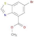 4-Benzothiazolecarboxylic acid, 6-bromo-, methyl ester