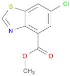 4-Benzothiazolecarboxylic acid, 6-chloro-, methyl ester