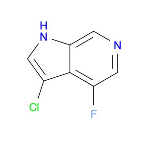 1H-Pyrrolo[2,3-c]pyridine, 3-chloro-4-fluoro-