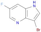 1H-Pyrrolo[3,2-b]pyridine, 3-bromo-6-fluoro-