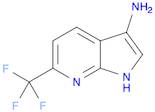 1H-Pyrrolo[2,3-b]pyridin-3-amine, 6-(trifluoromethyl)-