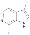 1H-Pyrrolo[2,3-c]pyridine, 7-fluoro-3-iodo-