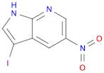 1H-Pyrrolo[2,3-b]pyridine, 3-iodo-5-nitro-