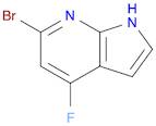 1H-Pyrrolo[2,3-b]pyridine, 6-bromo-4-fluoro-