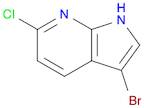 1H-Pyrrolo[2,3-b]pyridine, 3-bromo-6-chloro-