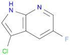 1H-Pyrrolo[2,3-b]pyridine, 3-chloro-5-fluoro-