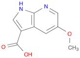 1H-Pyrrolo[2,3-b]pyridine-3-carboxylic acid, 5-methoxy-