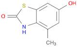 2(3H)-Benzothiazolone, 6-hydroxy-4-methyl-