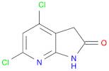 2H-Pyrrolo[2,3-b]pyridin-2-one, 4,6-dichloro-1,3-dihydro-